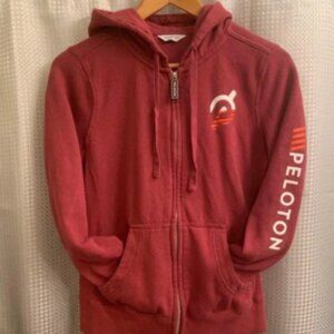 Peloton Full Zip Cotton Blend Hoodie